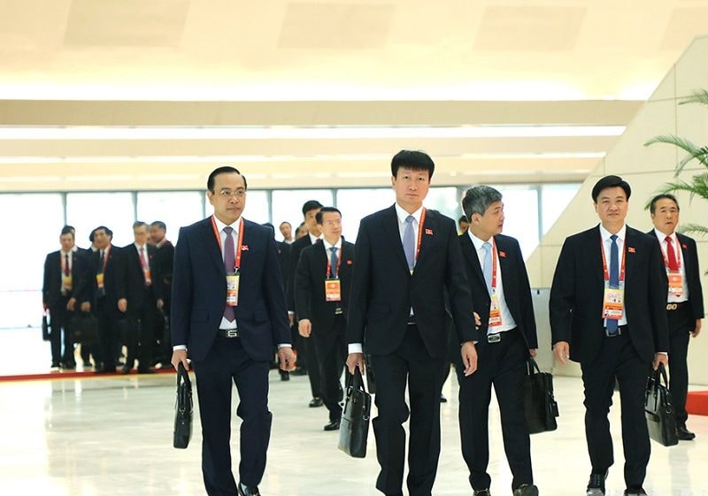 Đoàn đại biểu Đảng bộ tỉnh Ninh Bình dự Khai mạc Đại hội đại biểu toàn quốc lần thứ XIV của Đảng