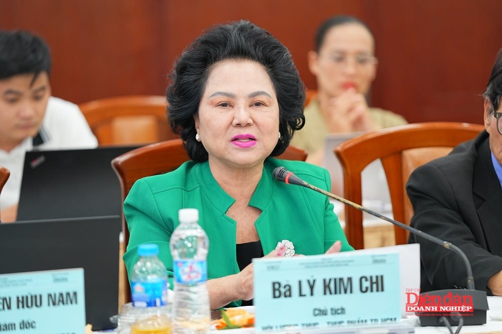 15.1 Bà Lý Kim Chi, Chủ tịch Hội Lương thực - Thực phẩm TP HCM