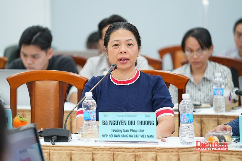 8 Bà Tạ Dịu Thương - Trưởng ban Pháp chế Hiệp hội Bán hàng đa cấp Việt Nam