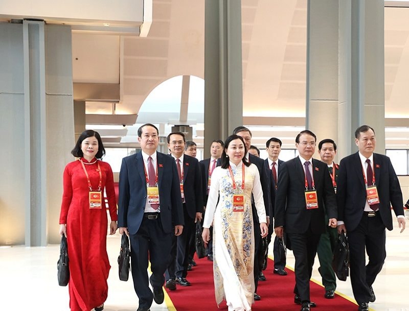 Đoàn Đại biểu đảng bộ tỉnh Ninh Bình dự bế mạc Đại hội XIV của Đảng