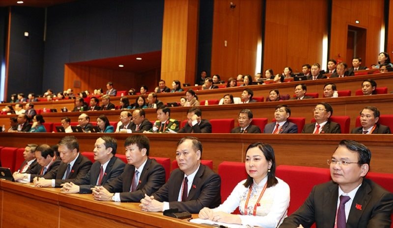 Đoàn Đại biểu đảng bộ tỉnh Ninh Bình dự bế mạc Đại hội XIV của Đảng