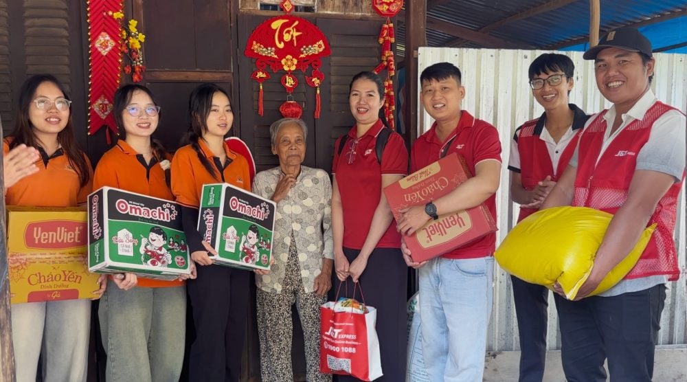 “Xuân Yêu Thương” – dấu ấn trách nhiệm cộng đồng của J&T Express tại Cần Thơ