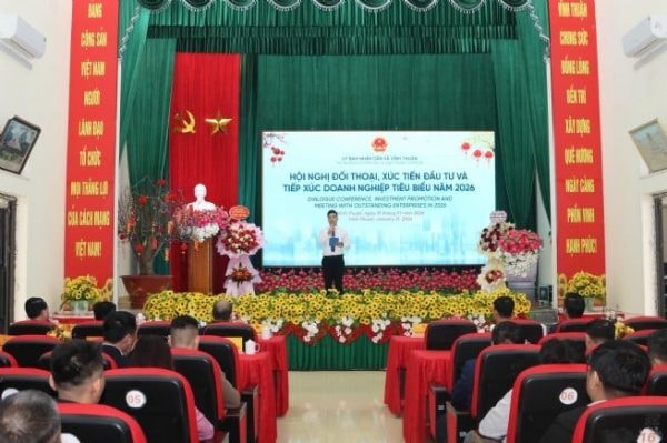 Xã Vĩnh Thuận đối thoại, xúc tiến đầu tư với doanh nghiệp tạo động lực phát triển giai đoạn 2026-2030 Xã Vĩnh Thuận đối thoại, xúc tiến đầu tư với doanh nghiệp tạo động lực phát triển giai đoạn 2026-2030