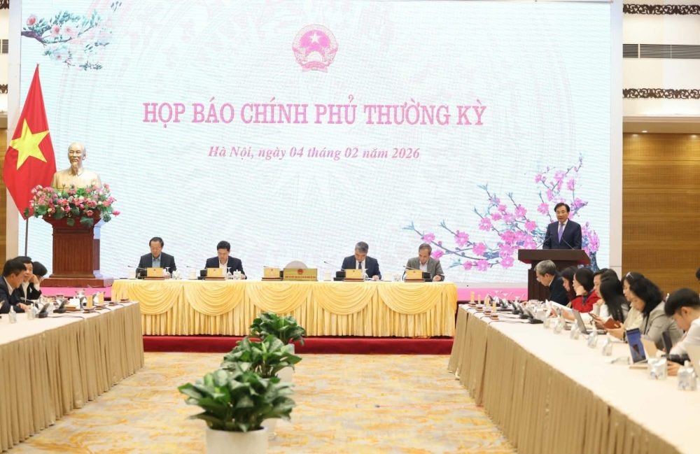 Họp báo Chính phủ thường kỳ tháng 1/2026 Họp báo Chính phủ thường kỳ tháng 1/2026