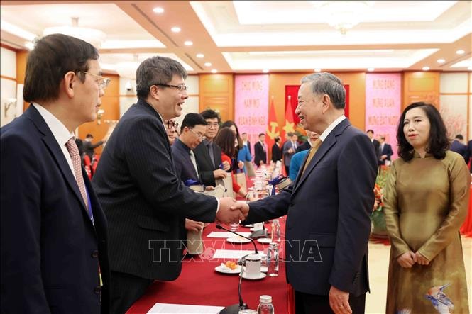 Tổng Bí thư Tô Lâm: Kiều bào chung tay xây dựng đất nước ngày càng phát triển phồn vinh, hạnh phúc- Ảnh 1.