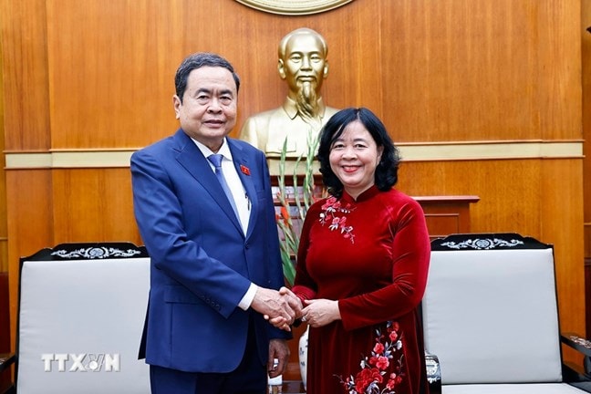 Chủ tịch Quốc hội đánh giá cao vai trò của Mặt trận trong công tác hiệp thương