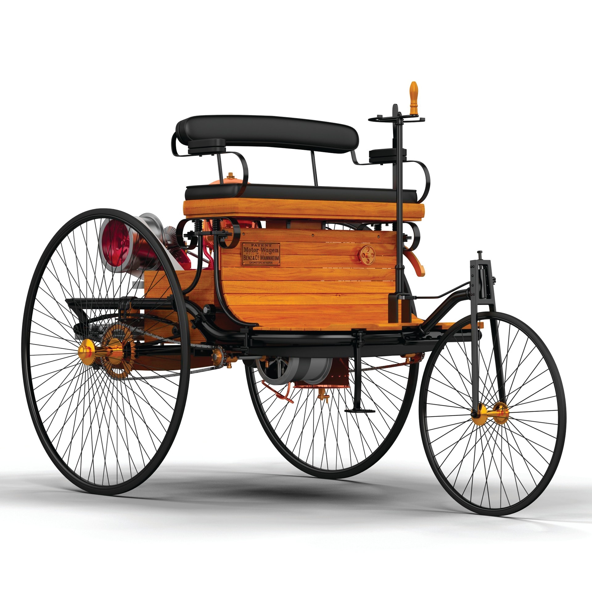 Patent- Motorwagen, chiếc ô tô đầu tiên do kỹ sư người Đức Karl Benz chế tạo năm 1886.