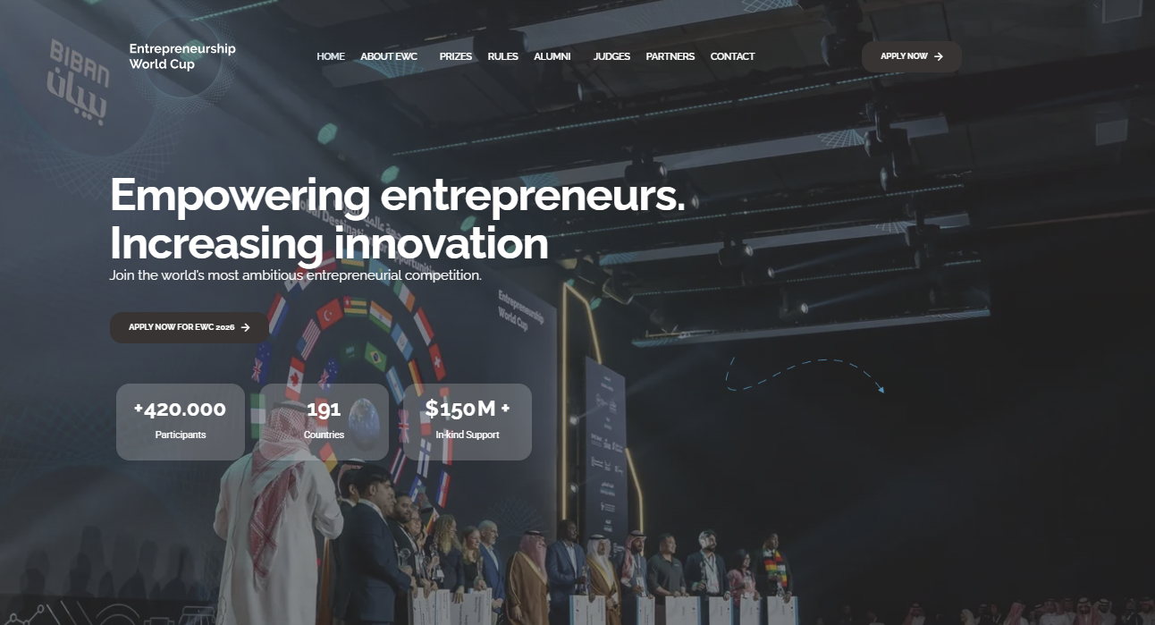 Thông tin đăng ký cuộc thi Cup khởi nghiệp toàn cầu Entrepreneurship World Cup 2026