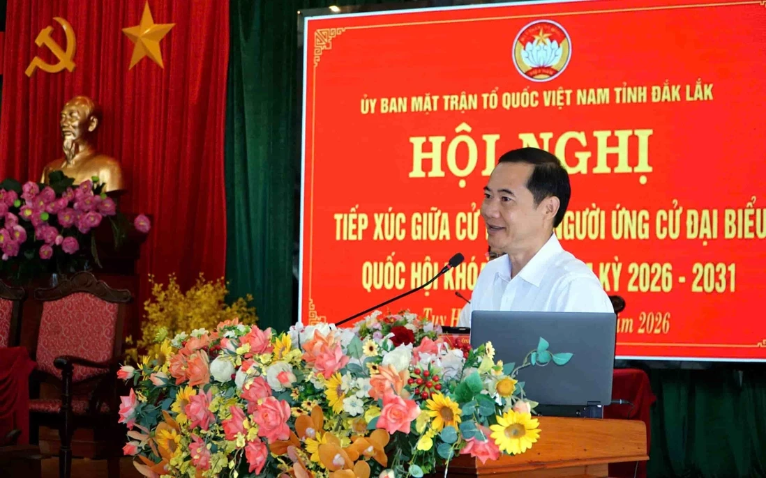 Ứng cử viên ĐBQH Nguyễn Thái Học với phương châm 