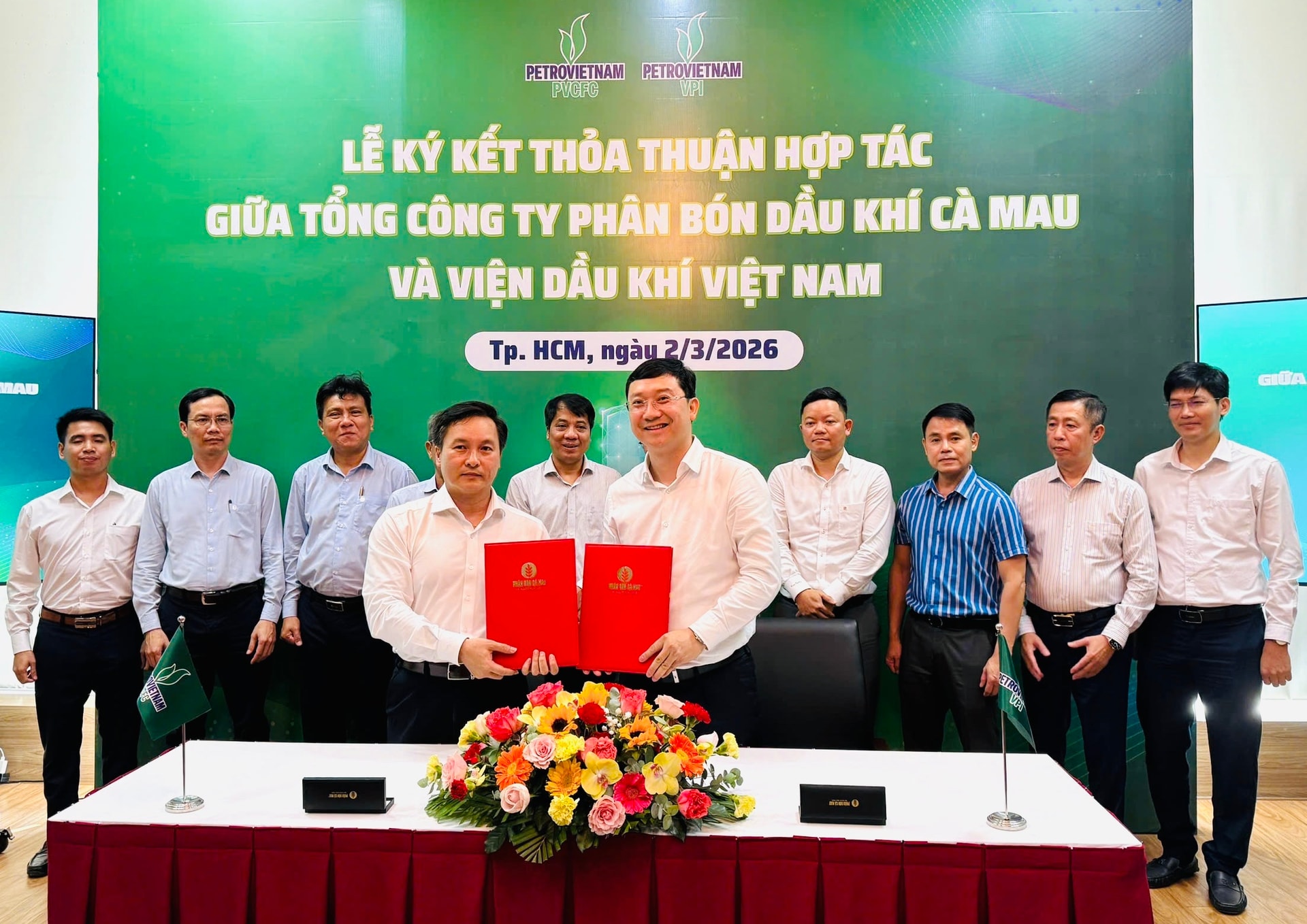 PVCFC và VPI hợp tác phát triển nông nghiệp xanh, bền vững tại Việt Nam