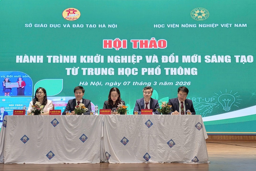 Hà Nội nuôi dưỡng khát vọng khởi nghiệp, thúc đẩy đổi mới sáng tạo từ bậc phổ thông