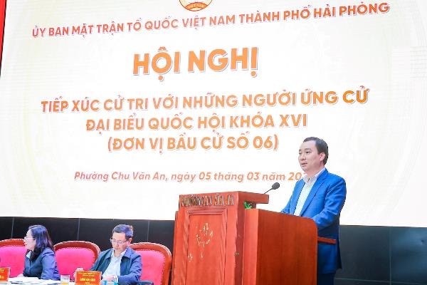 Ông Vũ Văn Tiến - Ủy viên Đoàn Chủ tịch Ủy ban Trung ương Mặt trận Tổ quốc Việt Nam, Trưởng ban Tuyên giáo và Dân vận Đảng ủy Cơ quan Ủy ban Trung ương MTTQ Việt Nam, Phó Chủ nhiệm Hội đồng tư vấn về Khoa học công nghệ và Chuyển đổi số.