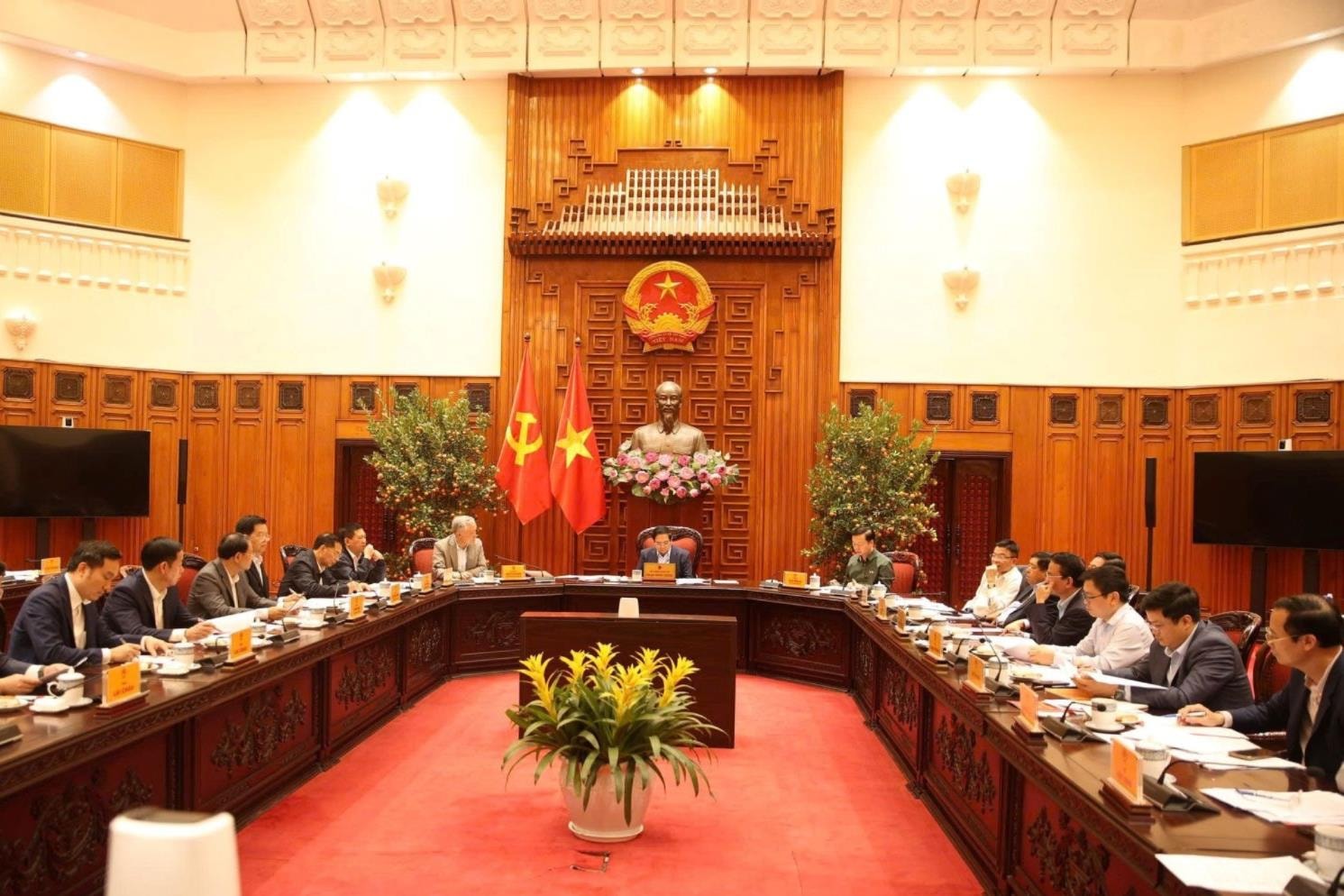 Tại trụ sở Chính phủ, Thủ tướng Chính phủ Phạm Minh Chính đã có buổi làm việc với Thường trực Tỉnh ủy Lai Châu sáng 9/3.