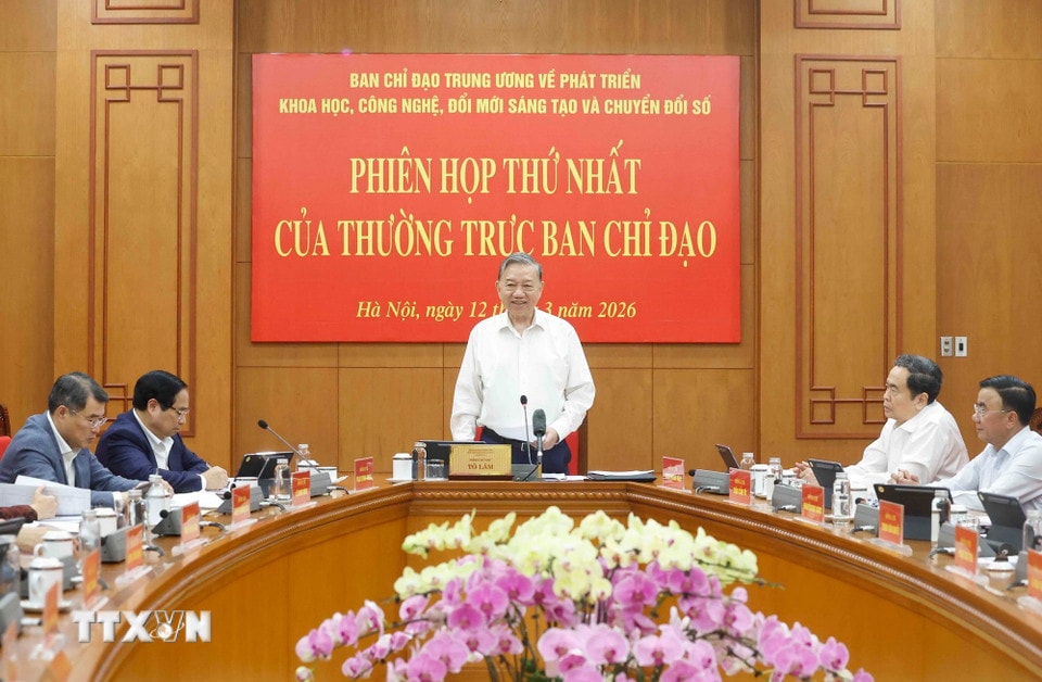 Tổng Bí thư Tô Lâm: Triển khai Nghị quyết 57 phải quyết liệt, bài bản hơn, gắn với kết quả cụ thể- Ảnh 2.