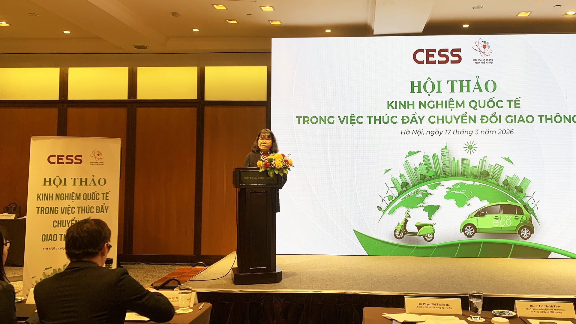 Bà Phạm Thị Thanh Hà – Chủ tịch Hội Truyền thông thành phố Hà Nội