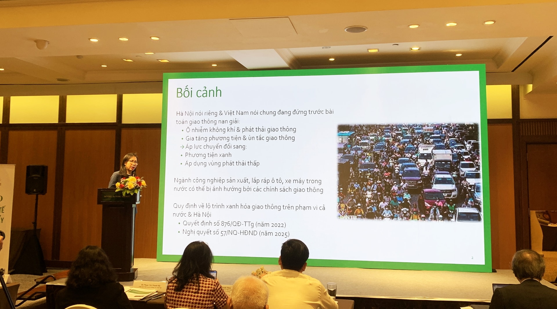 Bà Nguyễn Thị Xuân Thúy, giảng viên Trường Đại học Kinh tế, Đại học Quốc gia Hà Nội, chuyên gia tư vấn của UNIDO 