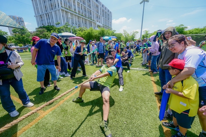 Hoạt động thể thao sôi nổi tại Công ty Cổ phần Thực phẩm Hùng Hậu