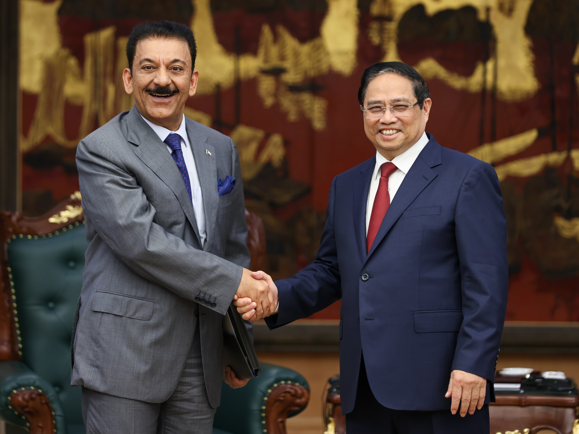 Thủ tướng Phạm Minh Chính tiếp Đại sứ Kuwait tại Việt Nam- Ảnh 1.