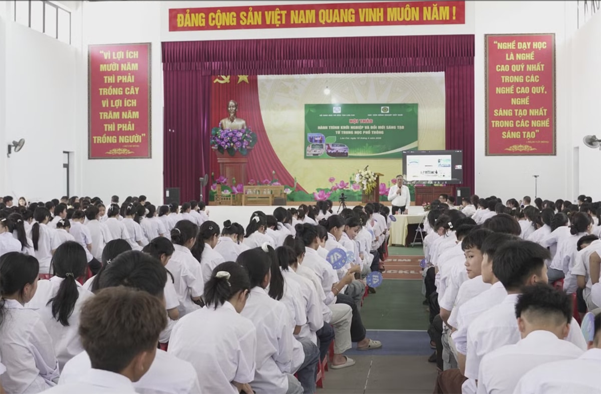 Lào Cai: khơi dậy tư duy khởi nghiệp và chủ động định hướng tương lai cho học sinh