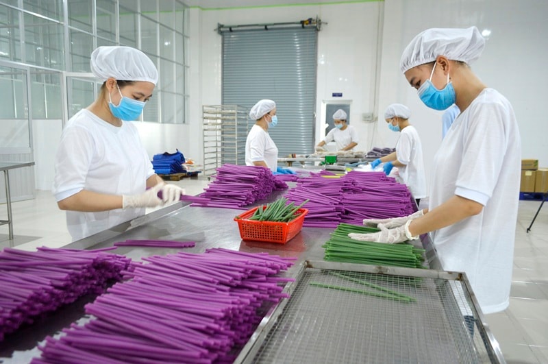 Ống hút gạo OCHAO - thương hiệu quốc gia Việt Nam được sản xuất tại nhà máy HungHau Foods