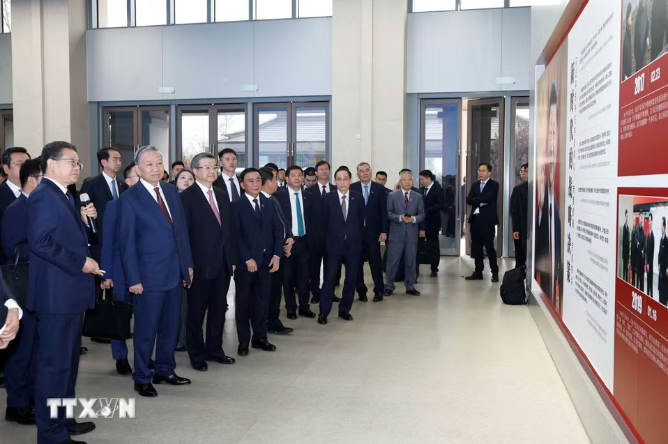 Tổng Bí thư, Chủ tịch nước Tô Lâm thăm Khu mới Hùng An, tỉnh Hà Bắc (Trung Quốc)- Ảnh 1.