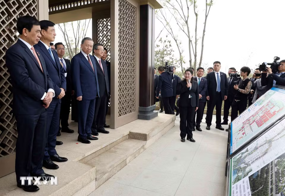 Tổng Bí thư, Chủ tịch nước Tô Lâm thăm Khu mới Hùng An, tỉnh Hà Bắc (Trung Quốc)- Ảnh 4.
