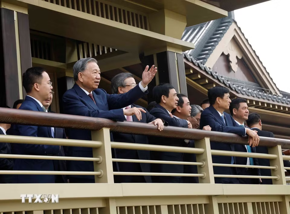 Tổng Bí thư, Chủ tịch nước Tô Lâm thăm Khu mới Hùng An, tỉnh Hà Bắc (Trung Quốc)- Ảnh 5.