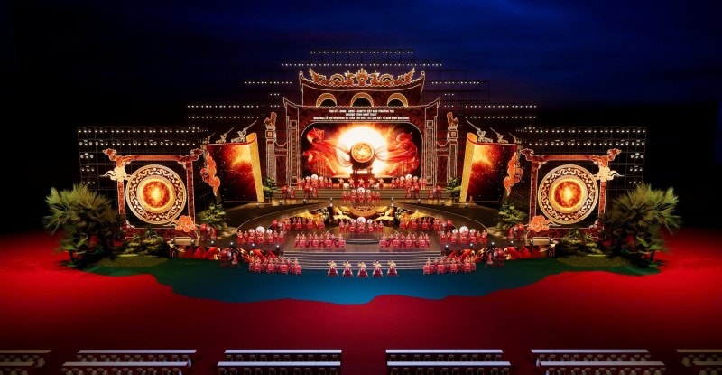 Tác giả Lê Thế Song kể câu chuyện lớn hơn về cội nguồn trong đêm khai hội Đền Hùng - ảnh 1