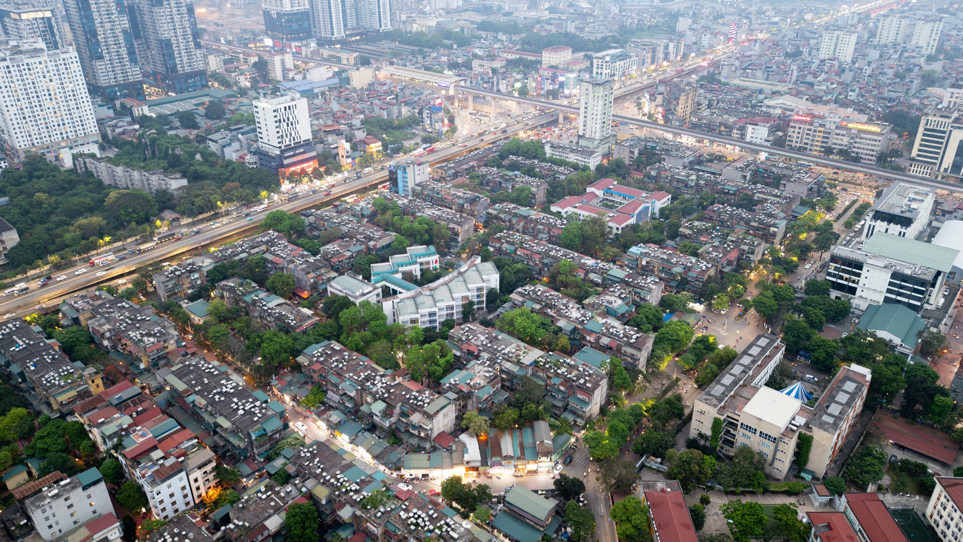 Cai tao, Ha Noi, Khu tap the, Thanh Xuan Bac, Do thi, Ha tang anh 1