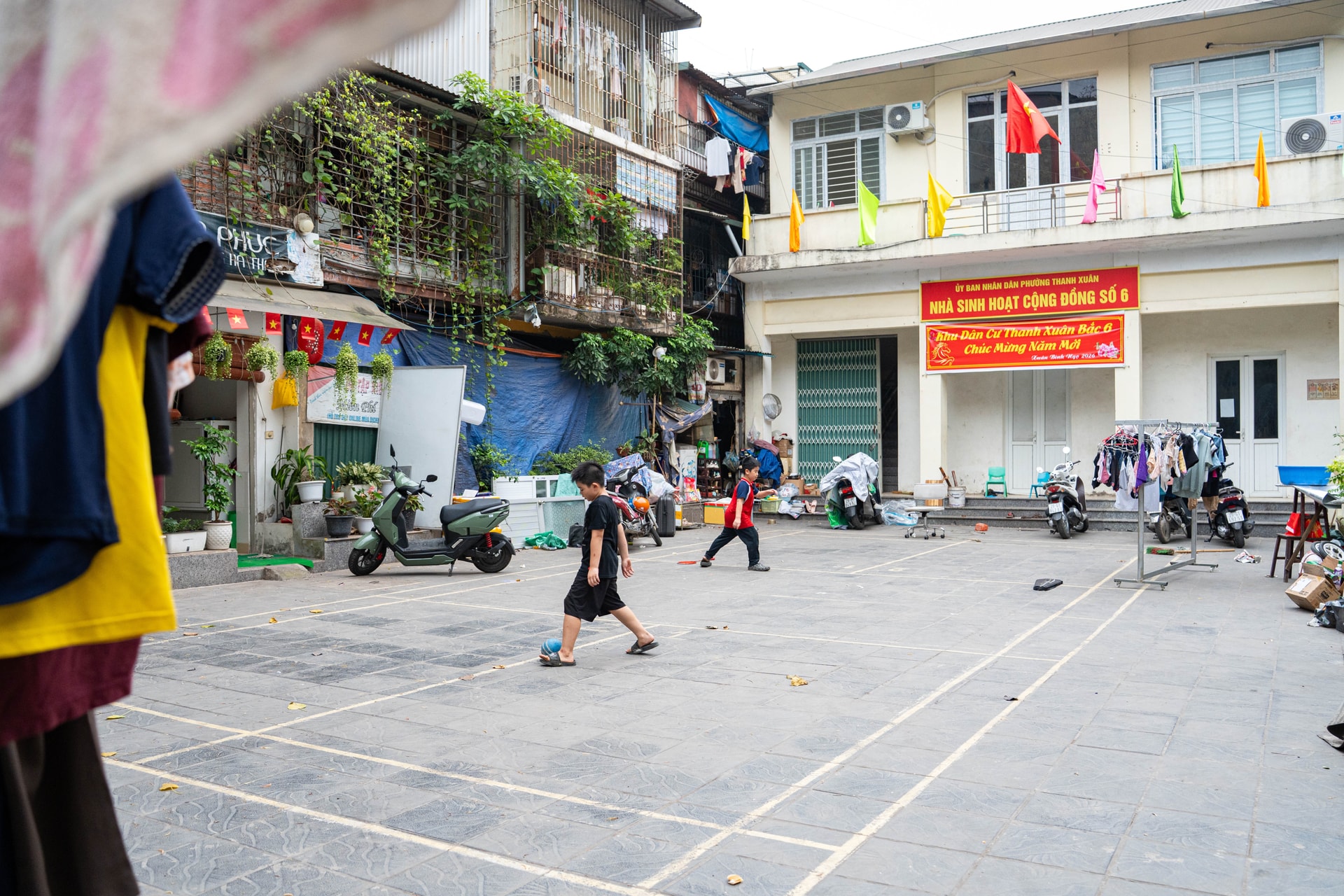 Cai tao, Ha Noi, Khu tap the, Thanh Xuan Bac, Do thi, Ha tang anh 13