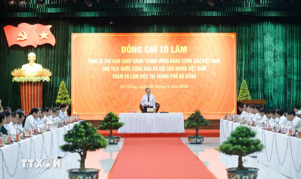 Tổng Bí thư, Chủ tịch nước Tô Lâm: Xây dựng Đà Nẵng trở thành một cực tăng trưởng lớn của cả nước- Ảnh 1.