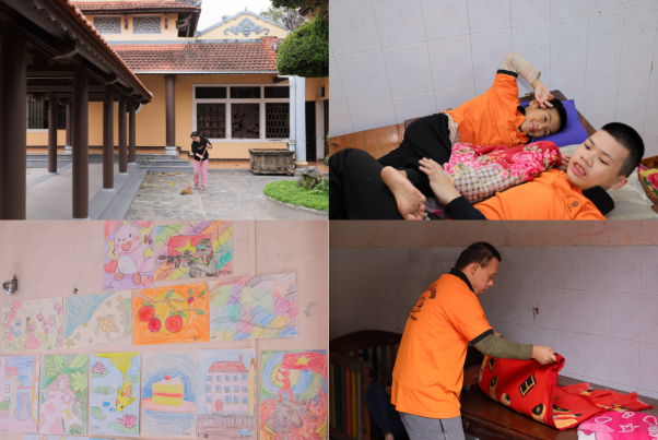 Các em có thể sinh hoạt như bao người là niềm mong ước, hạnh phúc lớn nhất của sư cô Thoại Nghiêm cùng các giáo viên, bảo mẫu khác tại trung tâm