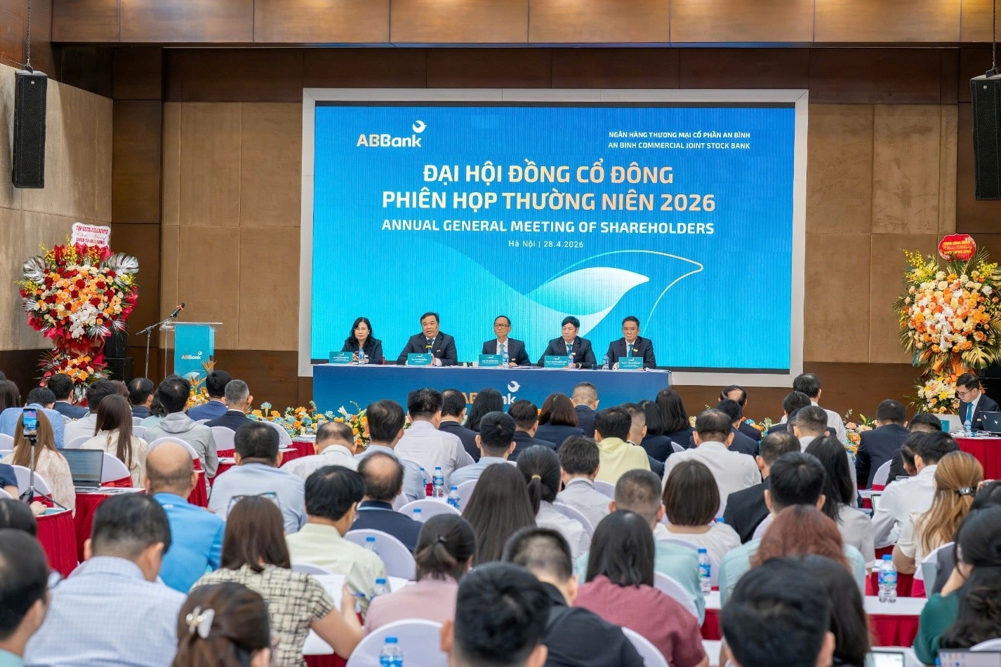 Đại hội đồng cổ đông (ĐHĐCĐ) thường niên 2026 Ngân hàng TMCP An Bình. Ảnh: Abbank