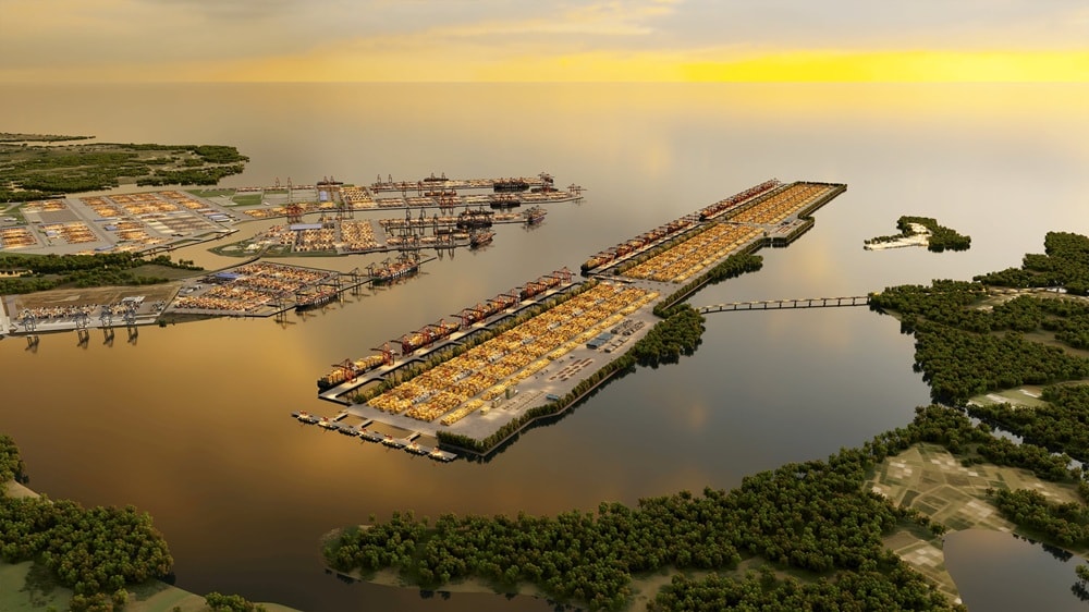 Cảng Cần Giờ phối cảnh