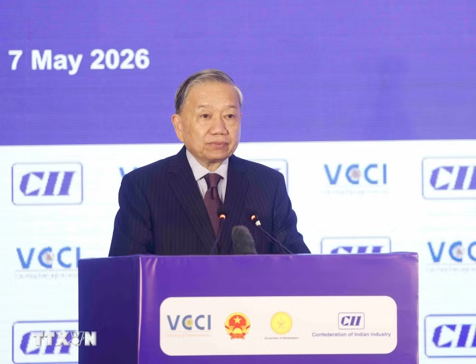 Tổng Bí thư, Chủ tịch nước Tô Lâm dự Diễn đàn doanh nghiệp Việt Nam - Ấn Độ- Ảnh 2.