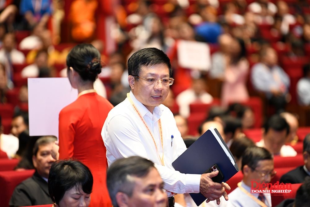 PGS TS Hồ Sỹ Hùng - Chủ tịch Liên đoàn Thương mại và Công nghiệp Việt Nam (VCCI) tại Phiên trù bị Đại hội đại biểu toàn quốc Mặt trận Tổ quốc (MTTQ) Việt Nam lần thứ XI, nhiệm kỳ 2026-2031.