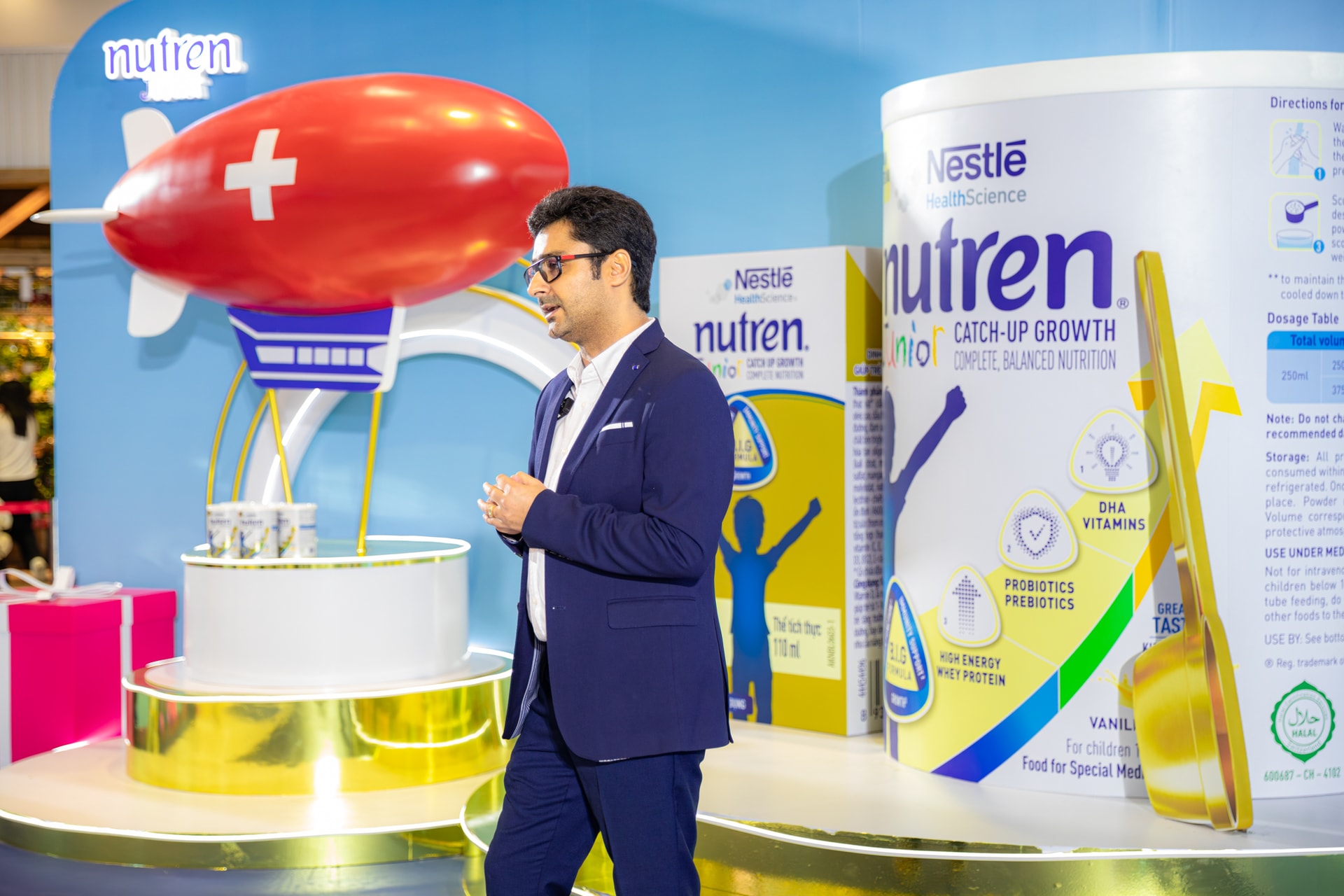 Ông Zubin Trikha, Trưởng ngành hàng Dinh Dưỡng Đặc biệt tại Nestle Việt Nam nhấn mạnh cam kết của Nutren Junior 