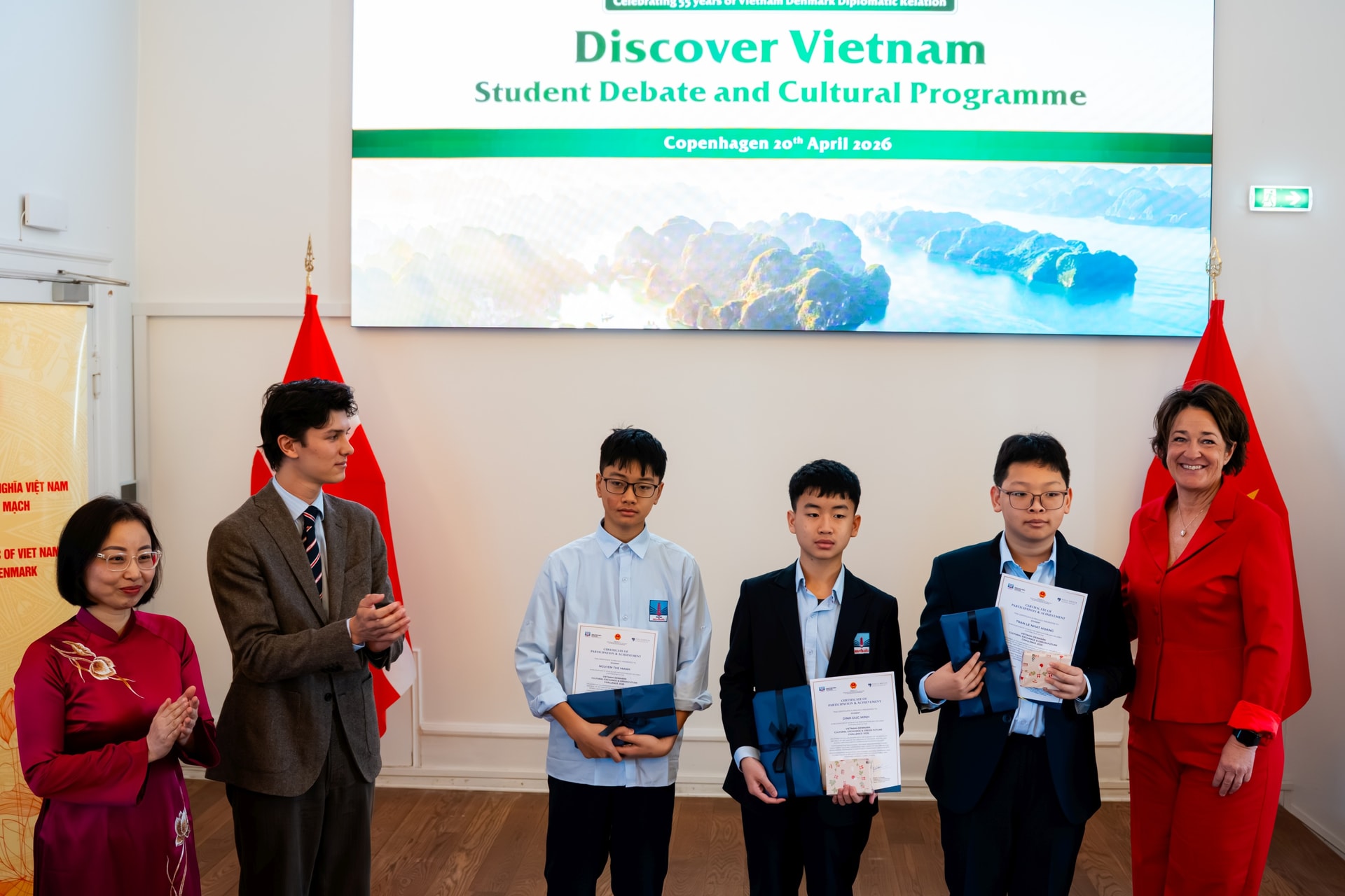 Lễ trao giải chương trình “Discover Vietnam – Green Future Challenge 2026 – Hành trình khám phá Việt Nam – Thử thách Kiến tạo Tương lai Xanh”.