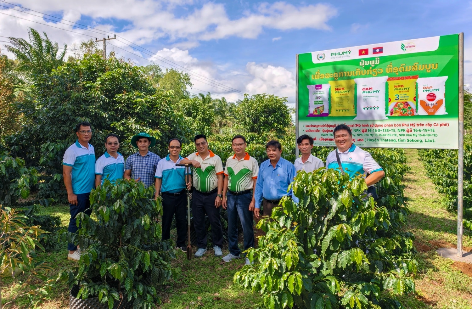 Mô hình liên kết “4 nhà” giữa doanh nghiệp, nhà khoa học, đơn vị kinh doanh và nhà nông đang được Phú Mỹ triển khai hiệu quả tại Lào, góp phần đưa tiến bộ kỹ thuật vào thực tiễn sản xuất nông nghiệp.