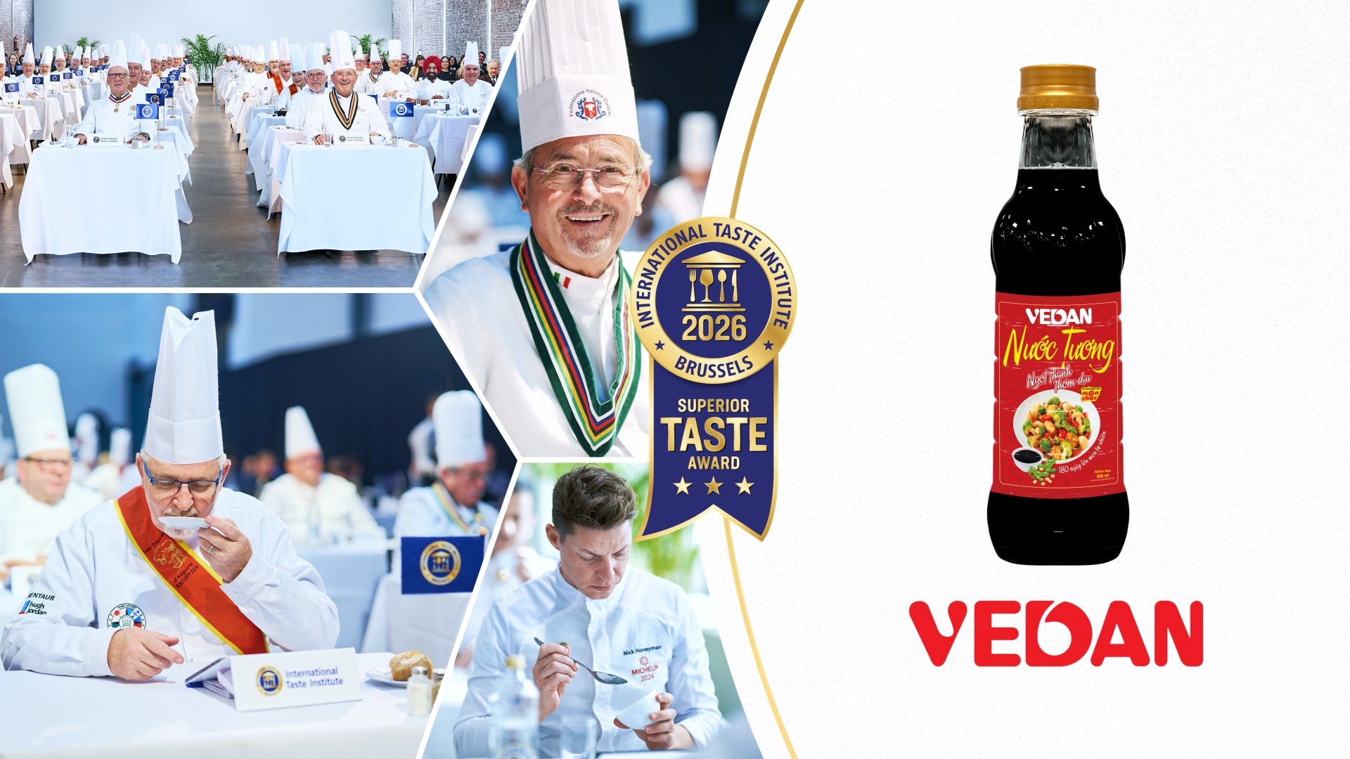 Nước tương Vedan được hơn 200 chuyên gia ẩm thực châu Âu đánh giá và vinh danh