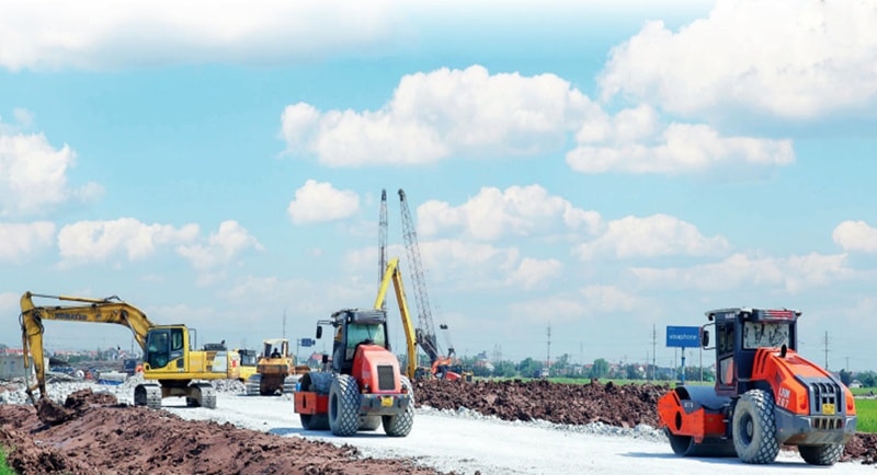 Dự án đầu tư xây dựng tuyến đường bộ cao tốc Ninh Bình - Hải Phòng cần một khối lượng khổng lồ vật liệu để làm nền đường, đặc biệt là phân đoạn qua vùng địa chất yếu.
