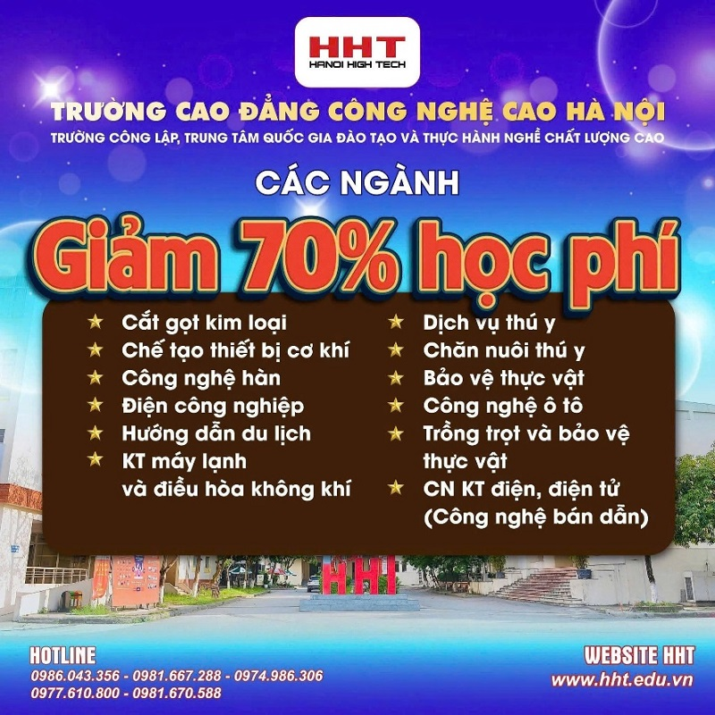 2 Trường Cao đẳng Công nghệ cao Hà Nội