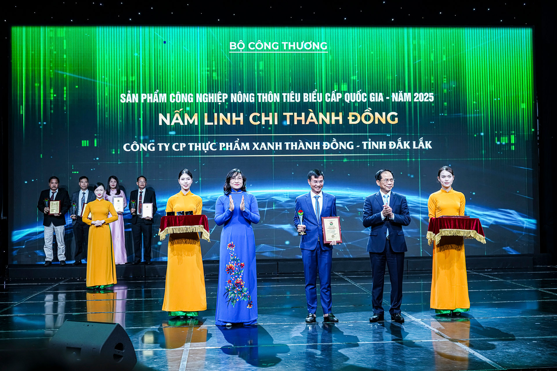 Nấm Linh Chi Thành Đồng đạt Sản phẩm công nghiệp nông thôn tiêu biểu cấp quốc gia năm 2025