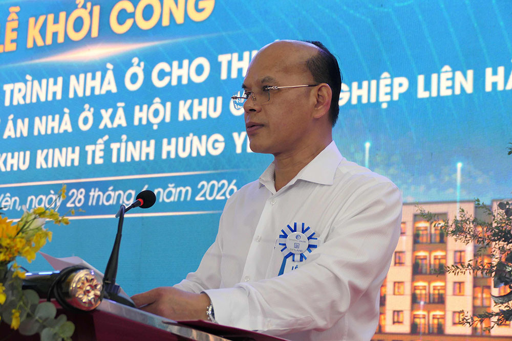 07-Chủ tịch Nguyễn Minh Hưng phát biểu tại buổi lễ
