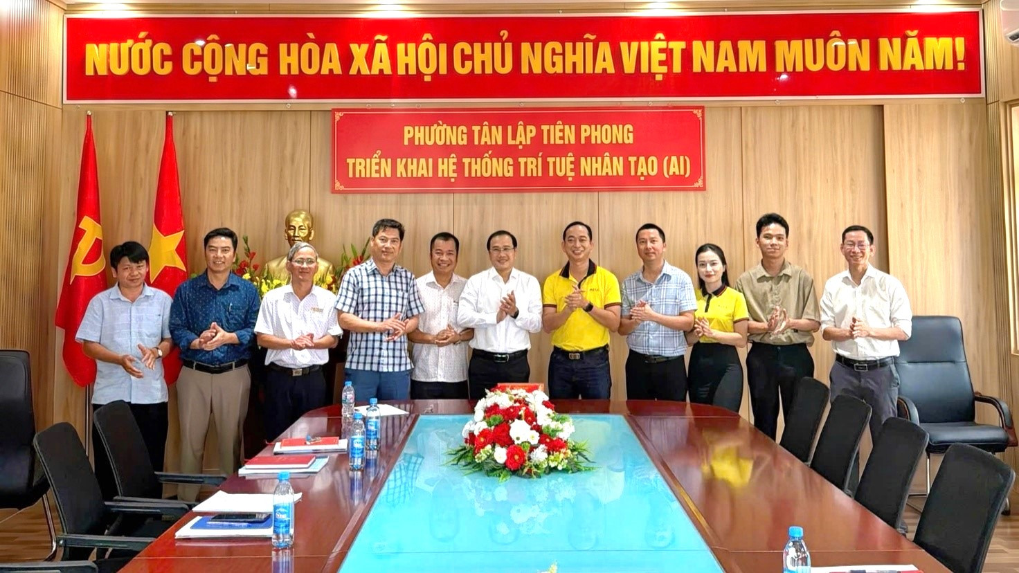 UBND Phường Tân Lập triển khai hệ thống AI là yêu cầu cấp thiết để xây dựng mô hình Phường thông minh.