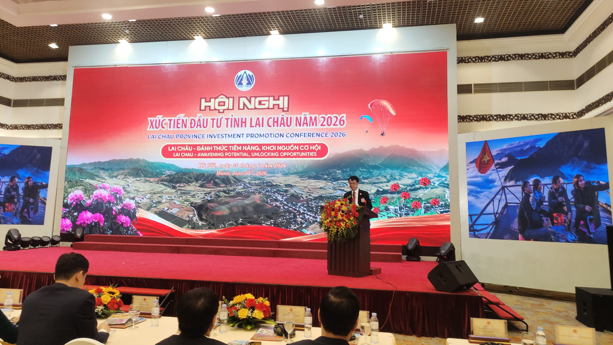 phó TGĐ VDB phát biểu tại hội nghị