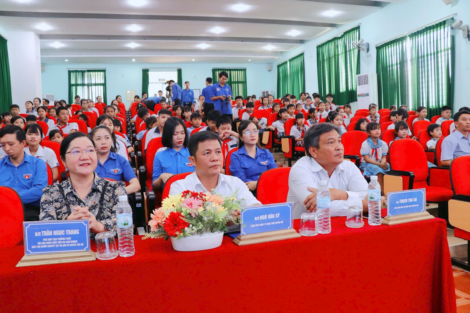 Quang cảnh Chương trình trao học bổng “Tiếp sức đến trường” tỉnh Vĩnh Long lần thứ III năm 2026.