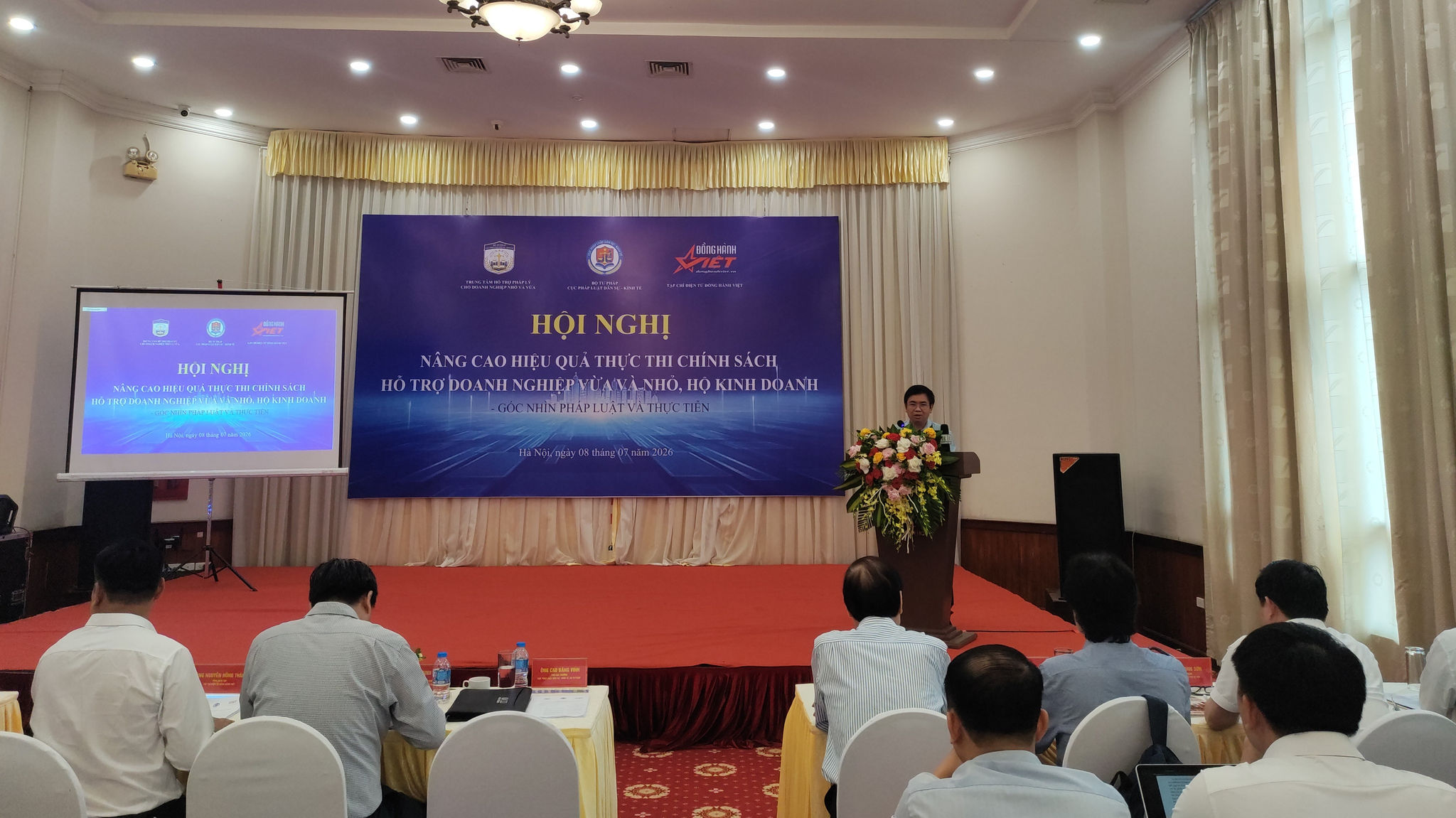Ông Cao Đăng Vinh – Phó Cục trưởng Cục Pháp luật Dân sự – Kinh tế (Bộ Tư pháp) phát biểu