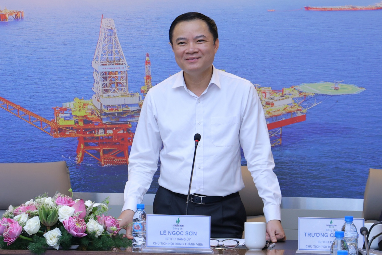 Chủ tịch HĐTV Petrovietnam Lê Ngọc Sơn ghi nhận và đánh giá cao nỗ lực của tập thể lãnh đạo, cán bộ, người lao động PVEP trong 6 tháng đầu năm 2026.