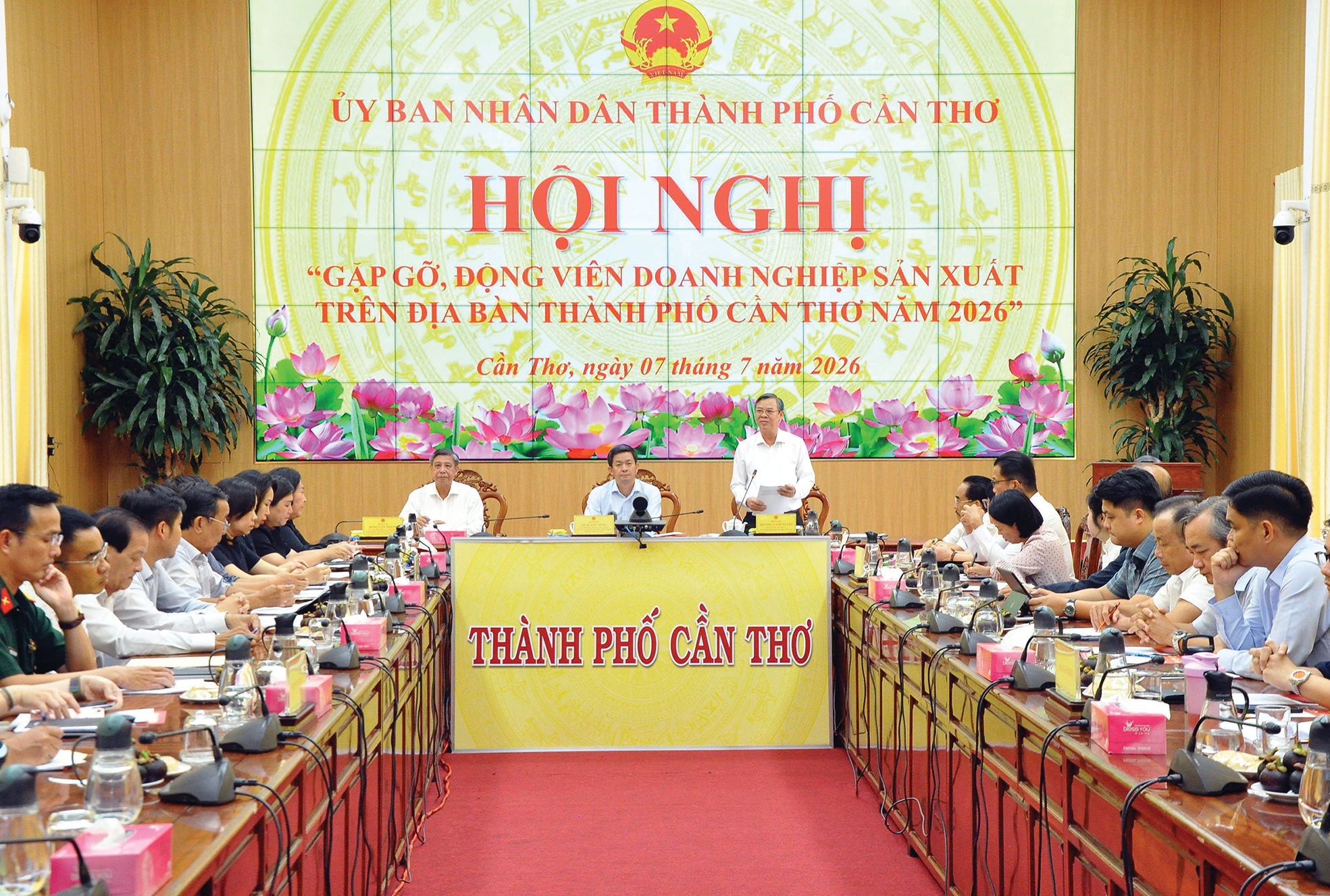 Hội nghị gặp gỡ, động viên doanh nghiệp sản xuất trên địa bàn thành phố Cần Thơ năm 2026